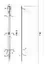 Fig. 02 - Device and method for aligning hinges on door during installation