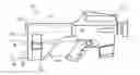 Fig. 01 - FOREARM-GRIPPING STABILIZING ATTACHMENT FOR A HANDGUN