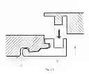 Fig. 04 - System for replacing panels from the center of a finished, interlocked floor