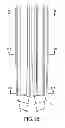 Fig. 19 - Stalk roll with series of flutes having decreasing lengths