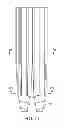 Fig. 23 - Stalk roll with series of flutes having decreasing lengths