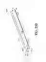 Fig. 43 - Stalk roll with series of flutes having decreasing lengths