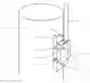 Fig. 01 - Mooring whip vertical mounting swivel support base