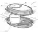 Fig. 01 - Plastic food container with securable inner vessel