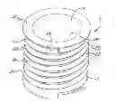 Fig. 01 - Flowthrough labyrinth device for use in detection of radiation in fluids and method of using same
