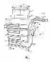 Fig. 02 - Anesthesia cart with keyless entry and automatic re-locking