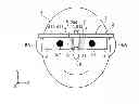 Fig. 01 - Head-mounted display with half mirror area