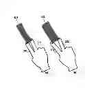 Fig. 01 - Tool and method for emulating flat-tip brush