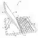 Fig. 01 - Electronic device having base in the form of an outer support frame