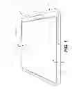 Fig. 02 - Electronic device having base in the form of an outer support frame
