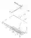 Fig. 01 - KEYBOARD ASSEMBLY WITH CABLE LATCHING STRUCTURE