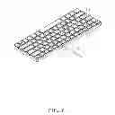 Fig. 07 - KEYBOARD ASSEMBLY WITH CABLE LATCHING STRUCTURE