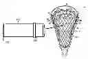 Fig. 01 - Apparatus and method for treating a mesh pocket of a lacrosse stick