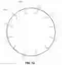 Fig. 07 - Abrasive article having abrasive segments with shaped gullet walls