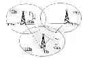 Fig. 01 - Method and base station for handover control in a wireless network having cell layers with different uplink (UL) and downlink (DL) resource allocations