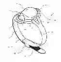 Fig. 01 - Device for facilitating intravenous needle insertion or cannulation with vacuum generation means and tourniquet fastener