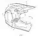 Fig. 11 - Helmet with integrated electronic components
