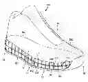 Fig. 01 - Article of footwear with slots and method of making