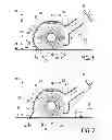 Fig. 02 - Cleaning device for cleaning a surface comprising a brush and a squeegee element