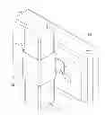 Fig. 01 - Slip bracket connector for rigid members