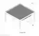 Fig. 03 - HYDROPONICS RESERVOIR WITH BOTTOM MOUNTED DRAINAGE SYSTEM