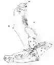 Fig. 01 - Handle control arrangement of a walk-behind lawn mower