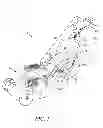 Fig. 02 - Handle control arrangement of a walk-behind lawn mower