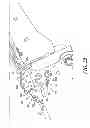 Fig. 04 - Handle control arrangement of a walk-behind lawn mower