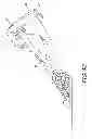 Fig. 08 - Handle control arrangement of a walk-behind lawn mower