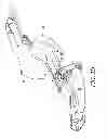 Fig. 09 - Handle control arrangement of a walk-behind lawn mower