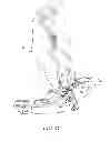 Fig. 12 - Handle control arrangement of a walk-behind lawn mower