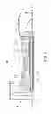 Fig. 02 - Combustion chamber with cooling passage in fastener arrangement joining inner and outer walls