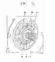 Fig. 42 - Washing machine to produce three-dimensional motion