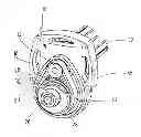 Fig. 01 - Oscillatingly driven power tools with toothed belt drive