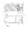 Fig. 13 - Projectile assembly with stabilization/obturation enhancement