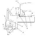 Fig. 01 - AUTONOMOUS DEVICE FOR EXECUTING ONE OR MORE OPERATIONS ON OR NEAR THE TEATS OF A DAIRY ANIMAL FOR THE PURPOSE OF MILKING THE DAIRY ANIMAL AND METHOD OF MILKING A DAIRY ANIMAL