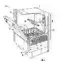 Fig. 02 - Silverware basket with integral spray jets for a dishwasher