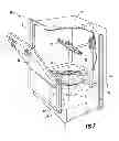 Fig. 10 - Silverware basket with integral spray jets for a dishwasher