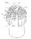 Fig. 01 - Impregnated bit with improved cutting structure and blade geometry
