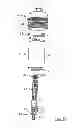 Fig. 11 - Liquid filter having a drainage valve