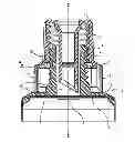 Fig. 01 - TUBE HEAD EQUIPPED WITH A LID, ASSOCIATED WITH AN IMPROVED PERFORATING CAP WHICH ENSURES PROTECTION OF THE LID PRIOR TO FIRST USE THEREOF