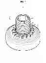 Fig. 04 - TUBE HEAD EQUIPPED WITH A LID, ASSOCIATED WITH AN IMPROVED PERFORATING CAP WHICH ENSURES PROTECTION OF THE LID PRIOR TO FIRST USE THEREOF