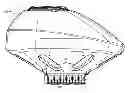 Fig. 01 - Molded ribs for an agricultural implement tank