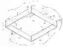 Fig. 01 - Adjustable equipment mount assembly for an overhead support module