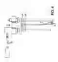 Fig. 04 - Splashguard and inlet diffuser for high vacuum, high flow bubbler vessel
