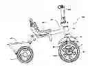 Fig. 01 - Vehicle having a swivel wheel