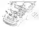 Fig. 01 - Detachable positioning and reinforcement structure and method of disassembling a front end assembly for a vehicle
