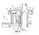 Fig. 08 - Mounting system for a headrest retractable by gravity, assembly comprising such a mounting system and vehicle seat comprising such an assembly
