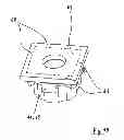 Fig. 14 - Method for attaching a chisel and associated device