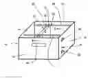 Fig. 01 - Storage container for electronically addressable file folders and documents